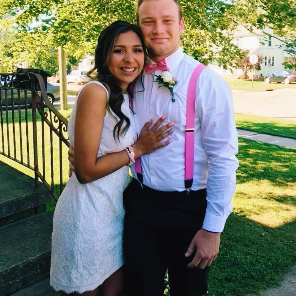 White homecoming dress